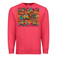 Cardinal love school bus leopard Premium Sweatshirt - Artiststas