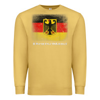 Antique Gold Germany German Flag Deutschland Souvenir Gift Alemania Premium Sweatshirt - minhPixels