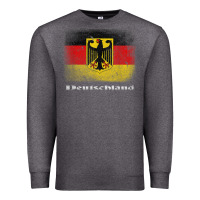 Charcoal Heather Germany German Flag Deutschland Souvenir Gift Alemania Premium Sweatshirt - minhPixels