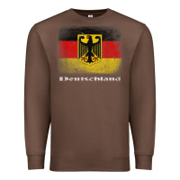 Chestnut Germany German Flag Deutschland Souvenir Gift Alemania Premium Sweatshirt - minhPixels