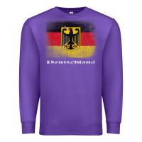 Purple Germany German Flag Deutschland Souvenir Gift Alemania Premium Sweatshirt - minhPixels