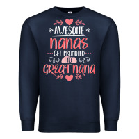 Navy Gift for 1st Time Great Nana  Great Nana Premium Sweatshirt - minhPixels