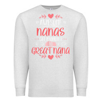 Oatmeal Heather Gift for 1st Time Great Nana  Great Nana Premium Sweatshirt - minhPixels