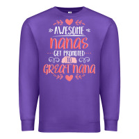 Purple Gift for 1st Time Great Nana  Great Nana Premium Sweatshirt - minhPixels