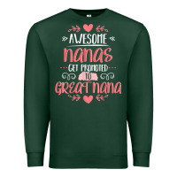 Sports Green Gift for 1st Time Great Nana  Great Nana Premium Sweatshirt - minhPixels