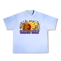 Grape Ice game day basketball leopard flames fireball Urban Heavy Tee - HowdyJamesFarm