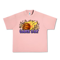 Salmon game day basketball leopard flames fireball Urban Heavy Tee - HowdyJamesFarm