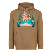 Toasted Coconut easter bunny truck Heavyweight Hoodie - Artiststas