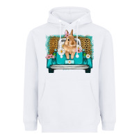 White easter bunny truck Heavyweight Hoodie - Artiststas