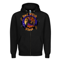 Black bad witch vibes Zipper Hoodie - SublimationCraftShop