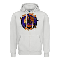 Dove Grey bad witch vibes Zipper Hoodie - SublimationCraftShop