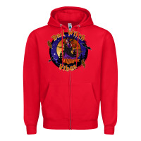 Red bad witch vibes Zipper Hoodie - SublimationCraftShop