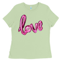 Matcha valentine's day love balloon Ladies Tee - RanaPortraitStore