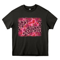 Asphalt valentine's day roses leopard background Heavy Core Tee - JahusDesignShop