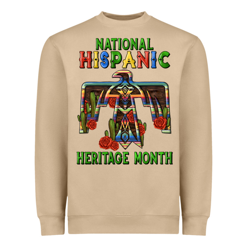 Thunderbird Hispanic Heritage Month Heavyweight Sweatshirt by BundleAndBundleShop | Teevron