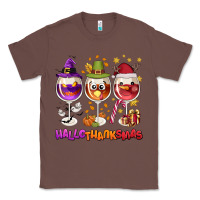 Chestnut Hallothanksmas wine glasses Classic Tee - NancyCooperArtShop
