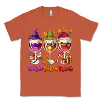 Copper Hallothanksmas wine glasses Classic Tee - NancyCooperArtShop