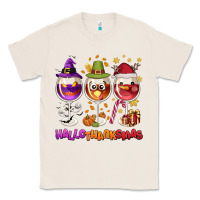 Natural Hallothanksmas wine glasses Classic Tee - NancyCooperArtShop