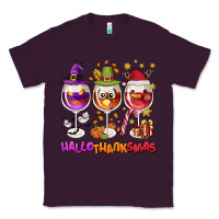 Plum Hallothanksmas wine glasses Classic Tee - NancyCooperArtShop