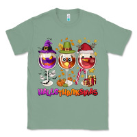 Sage Hallothanksmas wine glasses Classic Tee - NancyCooperArtShop