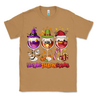 Toasted Coconut Hallothanksmas wine glasses Classic Tee - NancyCooperArtShop