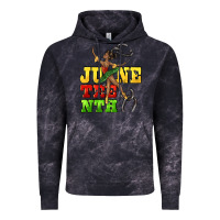 Cloud Black juneteenth Vintage Hoodie - CowGirlArtShop