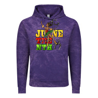 Cloud Purple juneteenth Vintage Hoodie - CowGirlArtShop