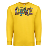 Lemon love autism awareness leopard cowhide Premium Sweatshirt - Artiststas