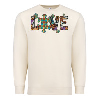 Sandshell love autism awareness leopard cowhide Premium Sweatshirt - Artiststas