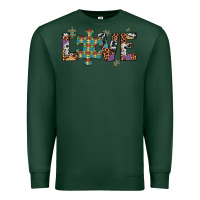 Sports Green love autism awareness leopard cowhide Premium Sweatshirt - Artiststas