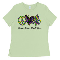 Matcha mardi gras love peace Ladies Tee - Bettercallsaul