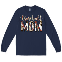 Navy baseball mom Long Sleeve Tee - Jasminsmagicworld