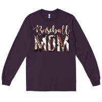 Plum baseball mom Long Sleeve Tee - Jasminsmagicworld