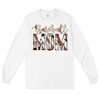 White baseball mom Long Sleeve Tee - Jasminsmagicworld
