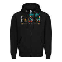 Black let's get toasted Zipper Hoodie - CowhideDigitalArt