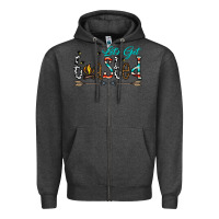 Charcoal Heather let's get toasted Zipper Hoodie - CowhideDigitalArt