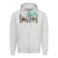 Dove Grey let's get toasted Zipper Hoodie - CowhideDigitalArt