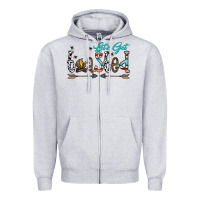 Heather Grey let's get toasted Zipper Hoodie - CowhideDigitalArt