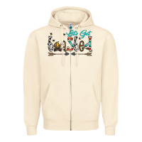 Sandshell let's get toasted Zipper Hoodie - CowhideDigitalArt