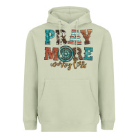 Matcha pray more worry less Heavyweight Hoodie - Artiststas