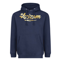 Navy Azizam Persian Iran Iranian Gift Tala Gold Heavyweight Hoodie - minhPixels