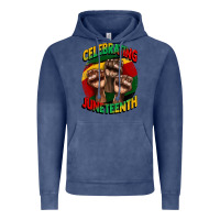 Vintage Denim im celebrating juneteenth  (1) Vintage Hoodie - CowGirlArtShop