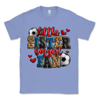 Colony Blue little sister biggest fan soccer Classic Tee - Jasminsmagicworld