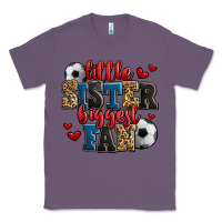 Lavender little sister biggest fan soccer Classic Tee - Jasminsmagicworld