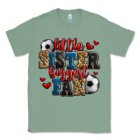 Sage little sister biggest fan soccer Classic Tee - Jasminsmagicworld