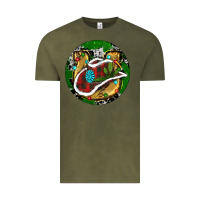 Vintage Olive Cowboy Christmas Vintage Tee - RanaPortraitStore