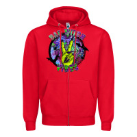 Red bad witch vibes Zipper Hoodie - SublimationCraftShop