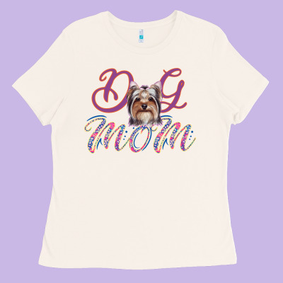 Dog Mom Ladies Tee Designed By Bettercallsaul