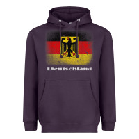 Plum Germany German Flag Deutschland Souvenir Gift Alemania Heavyweight Hoodie - minhPixels