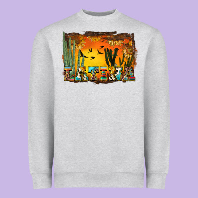 Western Latina Heavyweight Sweatshirt Designed By Bundleandbundleshop